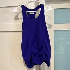 athleta purple racerback tank